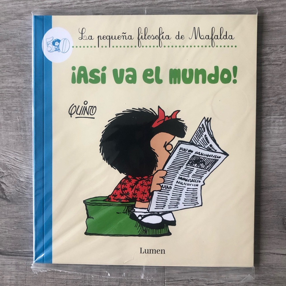 Lumens La pequeña filosofía de Mafalda: ¡Así va el mundo! - Cream & Green